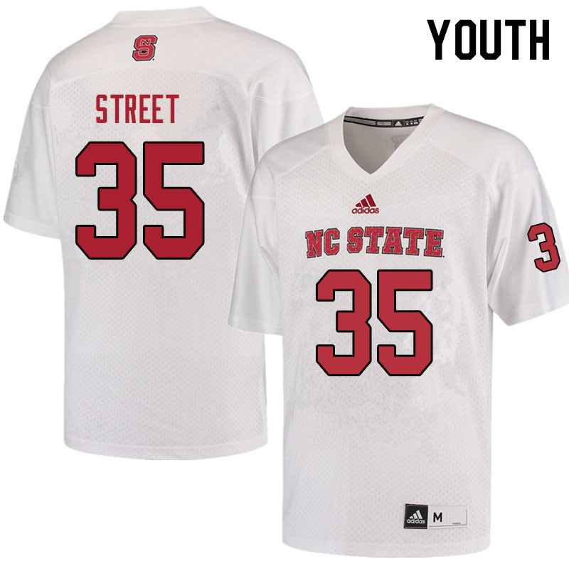 Youth #35 Kentavius Street NC State Wolfpack College Football Jerseys Sale-Red